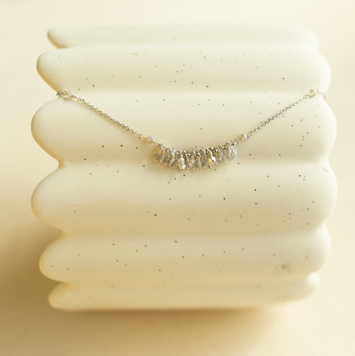 London Blue Quartz Reign Necklace