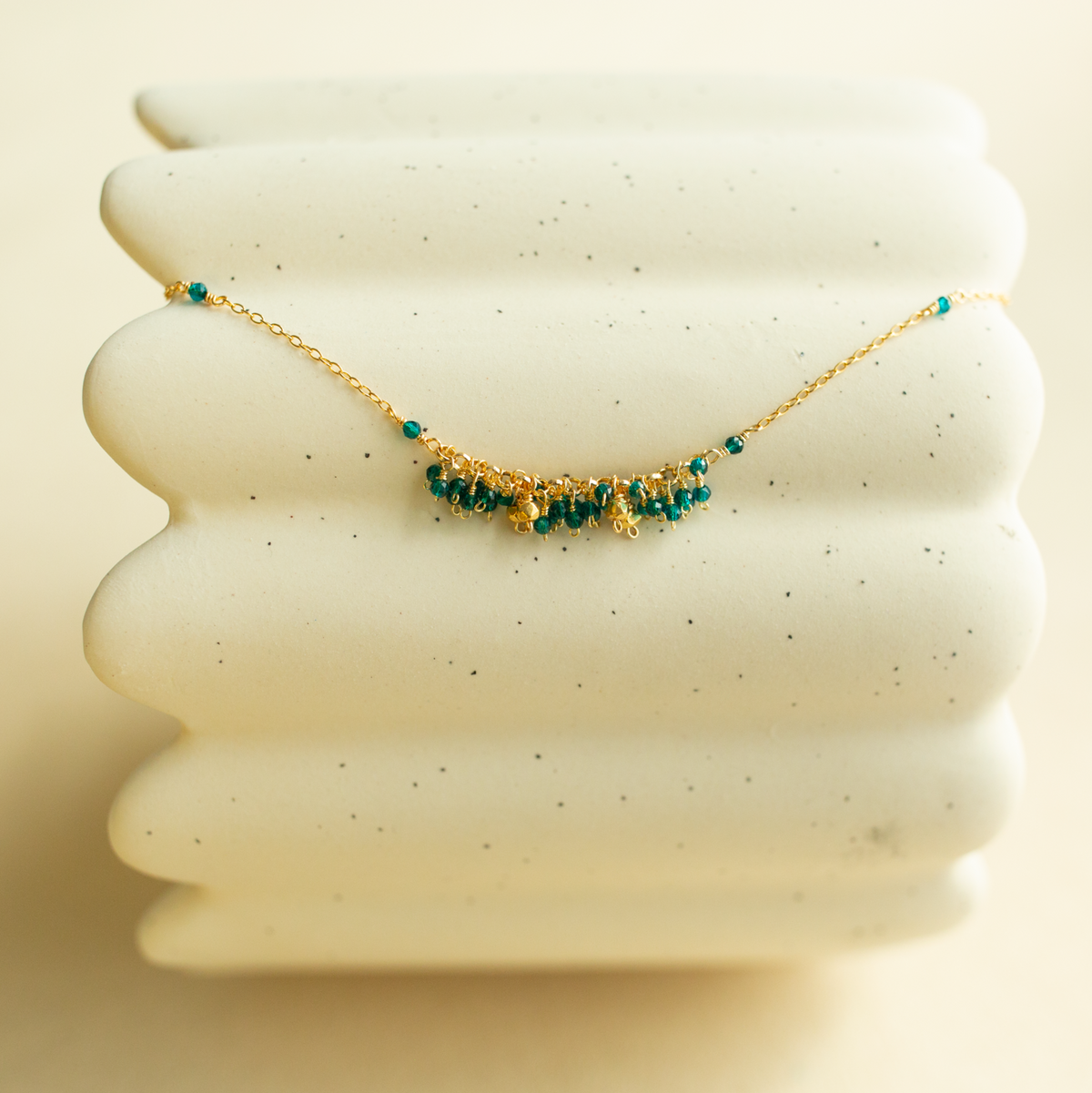 London Blue Quartz Reign Necklace