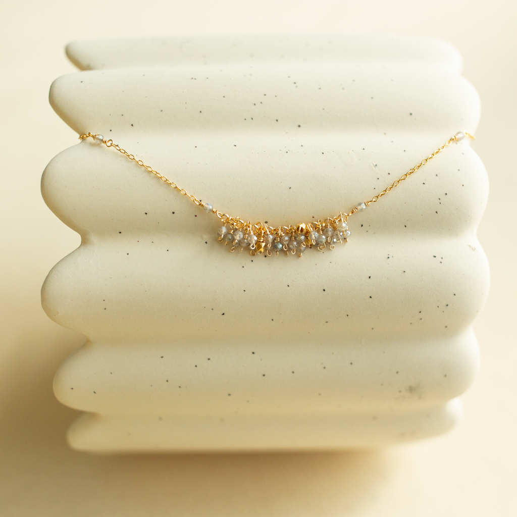 London Blue Quartz Reign Necklace